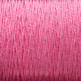 Close-up texture of Supreme Corp's 5/2 Pearl Cotton Yarn | Large Cone in pink, showing the tightly wound strands in detail.