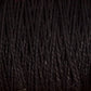 Close-up view of tightly wound, dark-colored Supreme Corp.'s 10/2 Pearl Cotton Yarn on a large cone. The strands are uniformly thick and tightly packed together, showcasing a consistent texture across the image with slight variations in shading due to lighting. This versatile yarn, often used in pearl cotton projects, offers durability and rich hues.