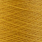 Close-up image of a spool of yellow 10/2 Pearl Cotton Yarn from Supreme Corp., showing intricate crisscrossing threads in a tightly wound pattern. The texture is uniformly smooth, and the vibrant colorfast quality of the versatile yarn is consistent throughout the image.