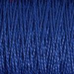 Close-up image of a deep blue textured material resembling tightly woven versatile yarn. The texture showcases individual strands of the colorfast Supreme Corp. 10/2 Pearl Cotton Yarn | Large Cone lying parallel to each other, creating a consistent pattern across the image.