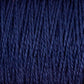 Close-up of dark blue 10/2 Pearl Cotton Yarn by Supreme Corp., with strands tightly wound together, creating a rich, textured pattern. This versatile yarn, available in a large cone, is uniformly colored with a slightly glossy finish, showcasing its colorfastness and highlighting the intricate weave of the individual fibers.