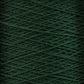 Close-up of Supreme Corp.'s 10/2 Pearl Cotton Yarn in a dark green hue, wound tightly in a criss-cross pattern. The fibrous texture and intricate overlap of threads are beautifully showcased. This colorfast yarn offers a rich, vibrant appearance, ideal for knitting or crochet projects with premium Pearl Cotton quality.