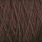 Close-up image of maroon-colored Block Island Blend Mini-cone from Halcyon Yarn, showing detailed textured strands tightly packed together. The yarn appears soft and thick, suitable for knitting or crocheting, and the threads display a mix of dark and lighter shades of maroon.