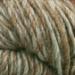 Close-up image of a skein of Cascade Eco Duo Baby Alpaca and Merino Yarn from Cascade Yarns. The yarn consists of strands in natural colors like light brown and light green, creating a variegated and textured appearance. The fibers seem thick and woolly, suggesting the yarn is perfect for knitting or crochet projects.