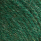 Close-up of Bartletts Maine Wool - Sport yarn by Bartlettyarns, featuring a green hue with a textured and fluffy appearance that showcases intertwined fibers. The image captures the natural variations in color and texture, highlighting the intricate detail of this sport weight yarn's structure.