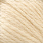 Close-up of cream-colored Cascade Eco and Cascade Eco Plus Wool Yarn fibers intertwined in a soft, fluffy texture. Made from Peruvian Highland wool by Cascade Yarns, the strands are thick and loosely twisted, creating a cozy and warm appearance.