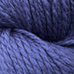 A close-up image of thick, dark purple Cascade Eco Plus Wool Yarn by Cascade Yarns. The texture is visibly soft and woolly, with multiple strands twisted together. The fibers appear fuzzy, indicating a cozy material suitable for felted knitting or crocheting.