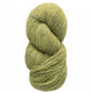 A skein of Cascade Eco and Cascade Eco Plus Wool Yarn, crafted by Cascade Yarns from Peruvian Highland wool, is coiled in a neat twist against a white background. With its soft texture and muted, earthy green color, this eco-friendly yarn is perfect for felted knitting projects.