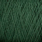 A close-up photograph of the Homestead 8/2 Cotton Yarn | Mini-cone by Supreme Corp in dark green. The machine-washable yarn is tightly wound and woven in a crisscross pattern, showcasing the texture and individual fibers. The image gives a detailed view of this versatile yarn's consistent color and fine threadwork.