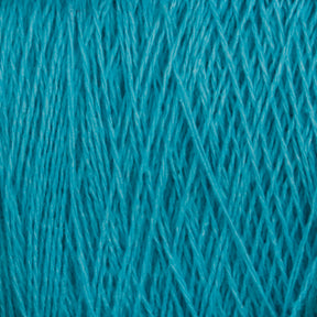 Close-up image of tightly wound Homestead 8/2 Cotton Yarn | Mini-cone by Supreme Corp. The individual strands of this blue yarn are loosely twisted, creating a textured pattern across the frame and revealing the fibrous details and slight sheen of the material. The background is fully covered with these vibrant, versatile yarns.