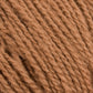 Close-up of a ball of Halcyon Yarn's Victorian 2-Ply Wool Yarn in a warm, light brown color, showcasing the texture of the twisted 2-ply wool fibers. The strands appear soft and slightly fuzzy, indicating a cozy and natural textile material perfect for hand knitting.