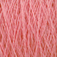 Close-up image of a cluster of coral pink Newport 16/2 Linen Yarn threads by Halcyon Yarn. The threads are thin, delicate, and intricately intertwined, creating a textured and almost abstract pattern. The overall appearance is soft and fibrous with a uniform pastel hue.