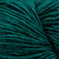 Close-up image of Moonshine by Juniper Moon Farm, showing the texture and pattern of the teal-colored wool strands wound together. The yarn from Knitting Fever / Euro appears soft and slightly fuzzy, highlighting the fibrous details.