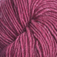 Close-up image of a skein of Moonshine by Juniper Moon Farm alpaca yarn in a deep red hue, slightly fuzzy. The fibers are tightly twisted together, showcasing the texture and richness of the color. This yarn from Knitting Fever / Euro appears soft and is perfect for knitting or crocheting projects.