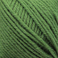 Close-up image of a ball of green Cascade 220 Superwash Wool Yarn by Cascade Yarns, tightly wound in neat, parallel rows, showing the texture and thickness of the strands. The superwash DK weight yarn is made from 100% merino wool that appears soft and suitable for knitting or crocheting projects. Beautiful stitch definition enhances its appeal.