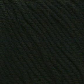 Close-up of dark green Cascade 220 Superwash Wool Yarn from Cascade Yarns, showcasing its DK weight with a soft and textured appearance. The 100% merino wool fibers are twisted together, highlighting their thickness, beautiful stitch definition, and subtle variations in shading.