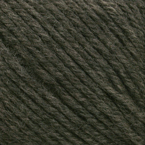 Close-up image of Cascade 220 Superwash Wool Yarn by Cascade Yarns in a dark green shade, showing tightly wound fibers with a soft, slightly fuzzy texture. Crafted from 100% merino wool, the yarn exhibits a consistent, evenly twisted pattern with beautiful stitch definition, suitable for knitting or crocheting projects.