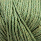 A close-up image of a ball of Cascade 220 Superwash Wool Yarn from Cascade Yarns, showcasing its light green hue. This superwash DK weight yarn is made from 100% merino wool, with strands meticulously wound together to create a textured pattern. The color exhibits subtle gradients of green, adding depth and enhancing the beautiful stitch definition of the fibers.