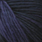 Close-up view of thick, multicolored Malabrigo Merino Worsted Wool Yarn by Malabrigo Yarn. The strands vary in shades of deep purple and dark blue, showcasing a soft and slightly fluffy texture. Kettle-dyed to perfection, the colors blend seamlessly together, creating a rich and cozy appearance ideal for worsted weight gauge projects.