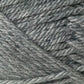 Close-up shot of a ball of light gray Jo Sharp Classic DK Wool from Kingfisher Yarn & Fibre, showcasing the texture and twisted strands. The yarn appears soft and thick, suitable for knitting or crocheting with its versatile DK gauge, promising premium grade wool quality.