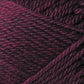 Close-up image of dark maroon Jo Sharp Classic DK Wool fibers from Kingfisher Yarn & Fibre, wound together in a neat, textured pattern. The strands of this versatile yarn appear soft and dense, with slight variations in color intensity throughout the premium-grade wool.