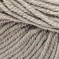 A close-up image of a skein of Jo Sharp Mulberry Silk Georgette Yarn by Kingfisher Yarn & Fibre. The yarn, made from Extrafine Merino Wool, is wound tightly, and the texture shows a smooth twist with slight sheen. The color appears uniform throughout, providing a soft and neutral tone perfect for heirloom items.