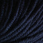 Close-up image of tightly coiled strands of dark blue Jo Sharp New Era Merino DK Superwash yarn from Kingfisher Yarn & Fibre, showcasing the texture and detail of the super soft, machine washable fibers.