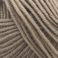 A close-up image of Kingfisher Yarn & Fibre's Jo Sharp New Era Merino DK Superwash in beige, showcasing the super soft texture and tightly wound strands. The yarn appears luxuriously soft and is looped in a way that creates a sense of depth and intricate patterning, making it ideal for DK weight projects.