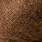 Close-up of a brown, fibrous texture, resembling the surface of densely packed natural fibers, such as Kingfisher Yarn & Fibre’s Jo Sharp Rare Comfort Kid Mohair. The fibers vary slightly in color, giving a textured and somewhat uneven appearance that evokes rare comfort found in airy sweaters.