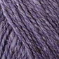 Close-up of Jo Sharp Silkroad Aran Tweed yarn by Kingfisher Yarn & Fibre, showcasing its thick, purple strands with a slightly textured appearance. The intertwined fibers appear soft and cozy, evoking a wool-like texture. This luxurious yarn features subtle variations in color and rich tweed highlights, adding depth to its overall look.