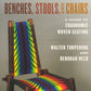 The product "Benches, Stools, and Chairs: A Guide to Ergonomic Woven Seating" by Ingram Content features a chair with a vibrant rainbow woven seat set against a neutral background. Authored by Walter Turpening and Deborah Held, it highlights custom seating and innovative chair-making techniques.