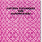 A Glimakra book cover with a pink and purple intricate woven pattern background showcasing geometric shapes. The title "Pattern Technique for Handweavers" is centered at the top in bold black font, making it ideal for weavers looking to master loom-controlled patterns.