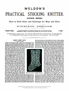 Weldon's Practical Stocking Knitter, Third & Fourth Series eBook (Printed version)