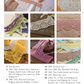 Explore "A Lace Revival: 25 Vintage Edgings to Knit" by Long Thread Media, featuring a collage of patterns such as knitted lace, oak-leaf edging, star and leaf lace, and torchon lace, each with vintage pattern numbers and years.