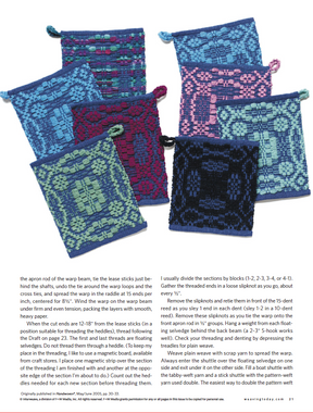 Best of Handwoven, Overshot eBook 2: 14 Projects On Four Shafts eBook (Printed version)