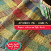 Best of Handwoven, Technicolor Table Runners: 12 Projects on Four and Eight Shafts eBook (Printed version)