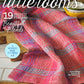 Cover of Long Thread Media's "Easy Weaving with Little Looms - Fall 2024" magazine. Features a handwoven textile in pink and purple tones draped over a wooden surface. Text highlights 19 projects, beautiful fiber combinations, and a guide to fibers for the handspinner. Subheadline: "Make Waves in Your Tapestry Weaving.