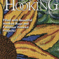 Cover of Ampry Publishing's Rug Hooking Magazine for March/April/May 2024, featuring an intricate hooked rug design that resembles sunflowers. The text highlights beautiful hooked cushions and projects. A banner at the top celebrates Punch Needle Day. Priced at $12.95 US/$13.95 CAN.