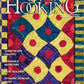 Cover of *Rug Hooking Magazine Sep/Oct 2022* by Ampry Publishing, featuring a vibrant hooked rug with circular patterns in yellow, red, and blue. Notable text highlights include "Streetscape Graffiti," "Adorable Monsters," and the lively appeal of "Dynamic Duncan Rugs.