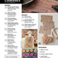 The contents page of Spin Off Winter 2022 by Long Thread Media highlights articles on wool blends, fiber blending, and natural fibers. It is adorned with stunning images of Herdwick sheep and Icelandic wool in neutral tones. The sections featured include features, projects, and departments.