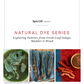 Explore the "Spin Off Presents: Natural Dye Series" flyer, brought to you by Long Thread Media. This printed eBook copy unveils the exquisite beauty of Japanese Indigo and Madder Dyes through stunning imagery. Delve into diverse palettes featuring three captivating images: yarn soaked in a green indigo dye bath, blue yarn elegantly drying, and vibrant orange yarn paired with madder root. Discover a spectrum of hues from Fresh-Leaf Indigo, Madder, and Woad.