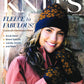 Cover of the Golden Peak Media Interweave Knits Winter 2024 issue featuring a smiling woman in a burgundy jacket, black knitted hat with an orange pattern, and matching gloves. Text highlights include "Fleece to Fabulous!," "Celebrate Farmhouse Fibers," and an article on Icelandic sheep and breed-specific yarns.