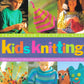 The cover of "Kids Knitting" by Ingram Content features children knitting and wearing vibrant knits. Various delightful knitted items are showcased, including a hat, a sweater, and whimsical creatures. Ideal for beginners eager to learn knitting, the book includes photographs by Chris Hartlove and illustrations by Kristin Nicholas.