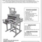 A flyer for the Leclerc Diana 24" 16-Shaft Computer Dobby Floor Loom, featuring a black-and-white image of the loom along with text detailing its standard equipment, specifications, and features. An image showcases the loom stand and various components. Leclerc Looms contact information is provided at the bottom.