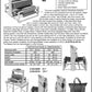 A brochure describes the specifications and equipment features of the Leclerc Voyageur Table Loom by Leclerc Looms, available in 9.5” or 15” models. It includes detailed information about the loom's materials, structure, standard equipment, optional add-ons, and accessories.