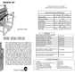 A brochure for the Leclerc Artisat 36" Floor Loom by Leclerc Looms. It includes two images of the loom in use and folded, dimensions, specifications, standard equipment details, and contact information. The loom features a jack-type 4 shaft and is designed for medium length weaving.