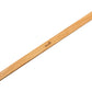 The Kromski Pickup Stick Clear by Kromski North America is a straight, flat wooden tool with rounded edges, featuring clearly marked measurement lines and numbers along its length. It boasts a natural wood grain finish and has a small printed brand logo near one end, making it ideal for use among weaving tools. The photo showcases the product against a white background.