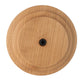 The Schacht Whorl by Schacht Spindle Co. is a round wooden piece with a central black screw visible, featuring a layered design and a smooth finish that highlights the natural wood grain.