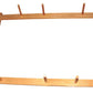 The Harrisville Designs 12 yd Warping Board, crafted from hardwood with a natural finish, features a rectangular wooden frame with vertical pegs evenly spaced along the sides. Ideal for holding items such as yarn for weaving, this warp board is displayed on a white background, showcasing its fine craftsmanship.