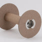 The Marshall Paper Tube Co's Cardboard Spools 4" are displayed against a plain white background, showcasing their sturdy cardboard construction with circular ends and a hollow center. Designed for yarn management, each spool features a metal core to reinforce its structure, making them ideal for weavers who require reliable winding materials.